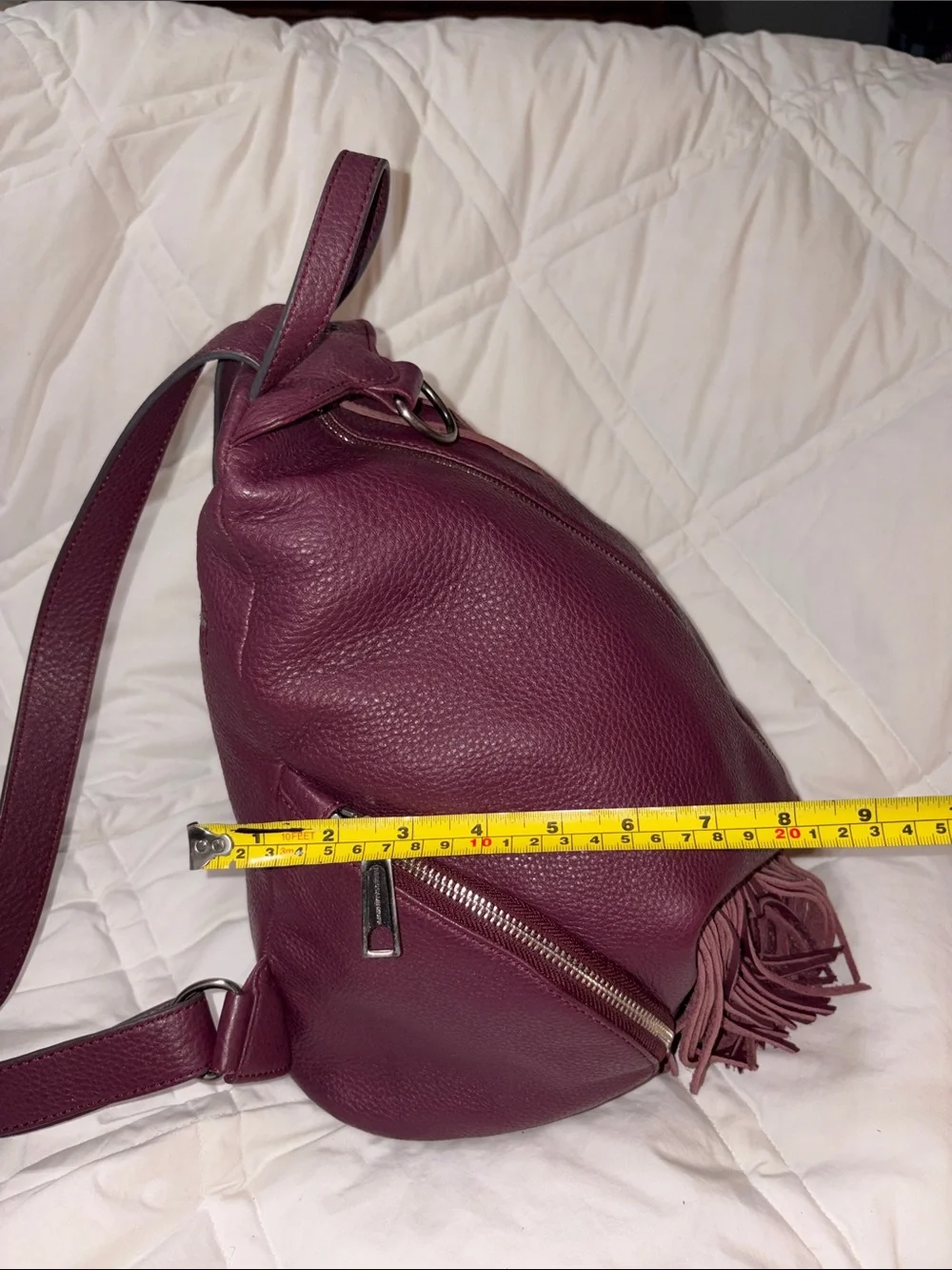 HTF color Rebecca Minkoff Julian Fringe Backpack bag